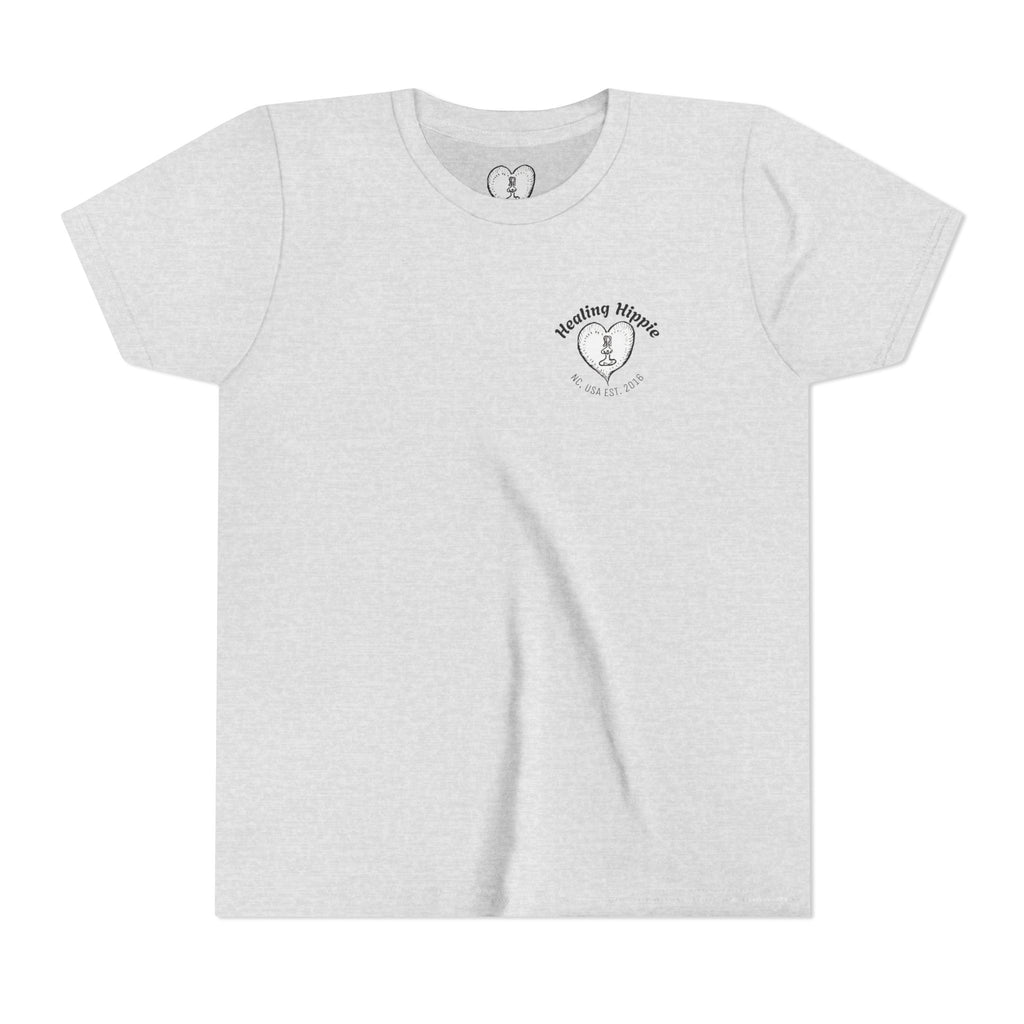 Youth Tee Classic Healing Hippie - Front and Back Design