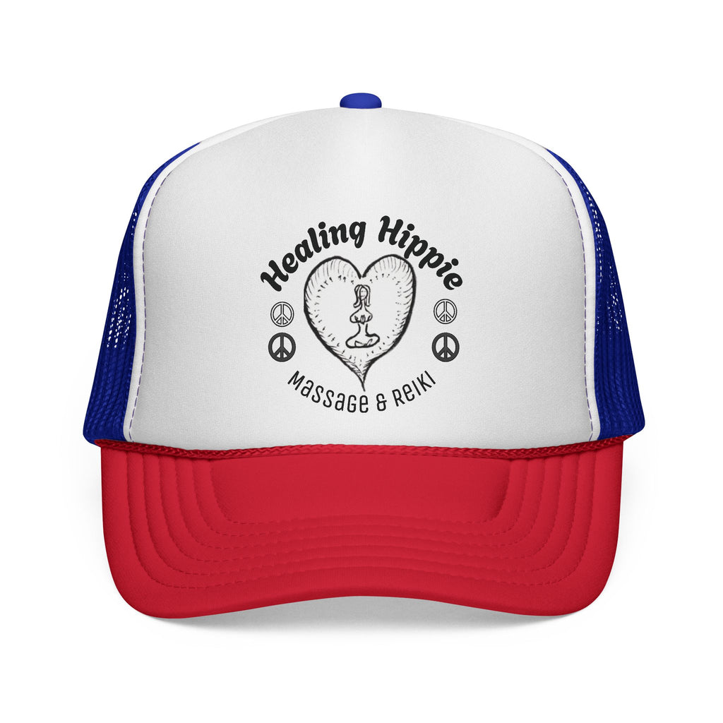 Healing Hippie Trucker Cap - 'Massage and Reiki'