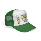 Healing Hippie Rainbow Hands Trucker Hat