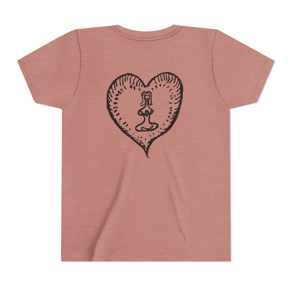 Youth Tee Classic Healing Hippie - Front and Back Design