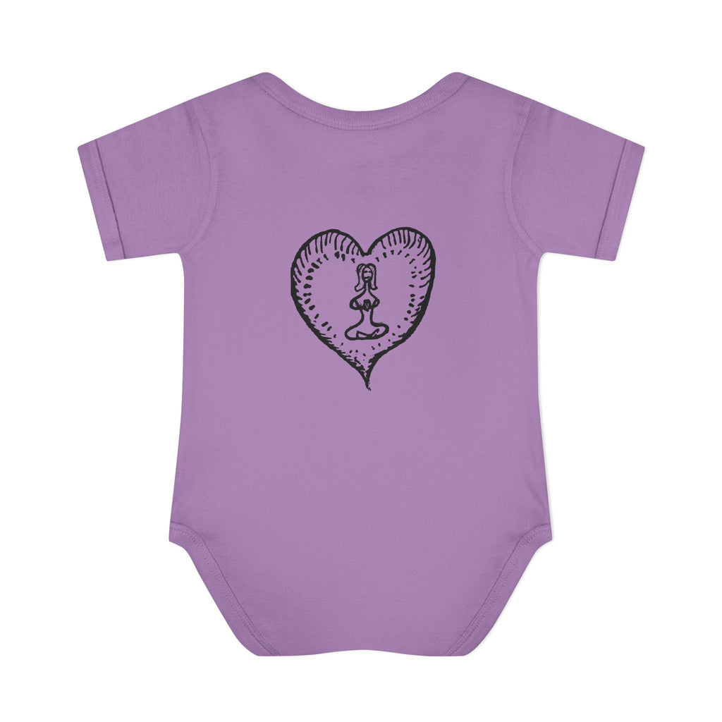 Healing Hippie Infant Bodysuit -  Front & Back Design