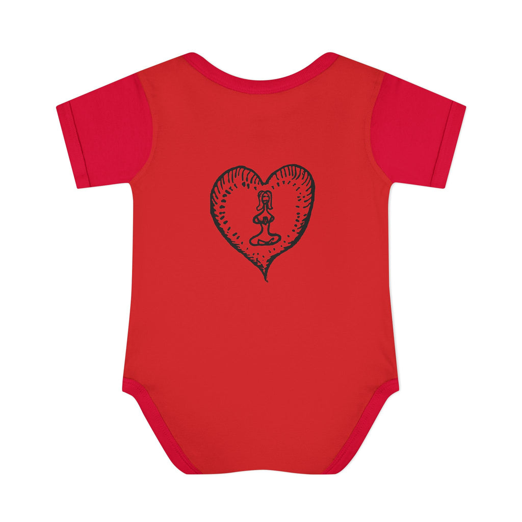 Healing Hippie Infant Bodysuit -  Front & Back Design