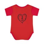 Healing Hippie Infant Bodysuit -  Front & Back Design