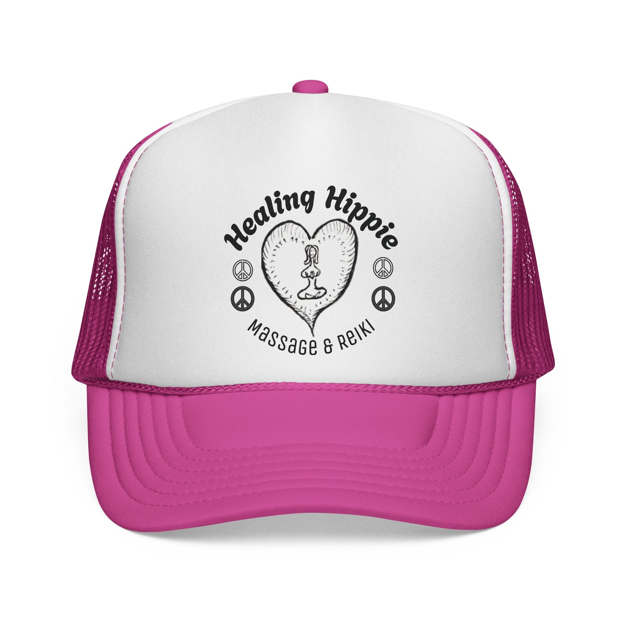 Healing Hippie Trucker Cap - 'Massage and Reiki'