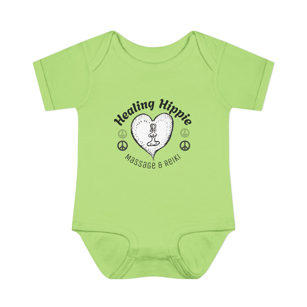 Healing Hippie Infant Bodysuit -  Front & Back Design