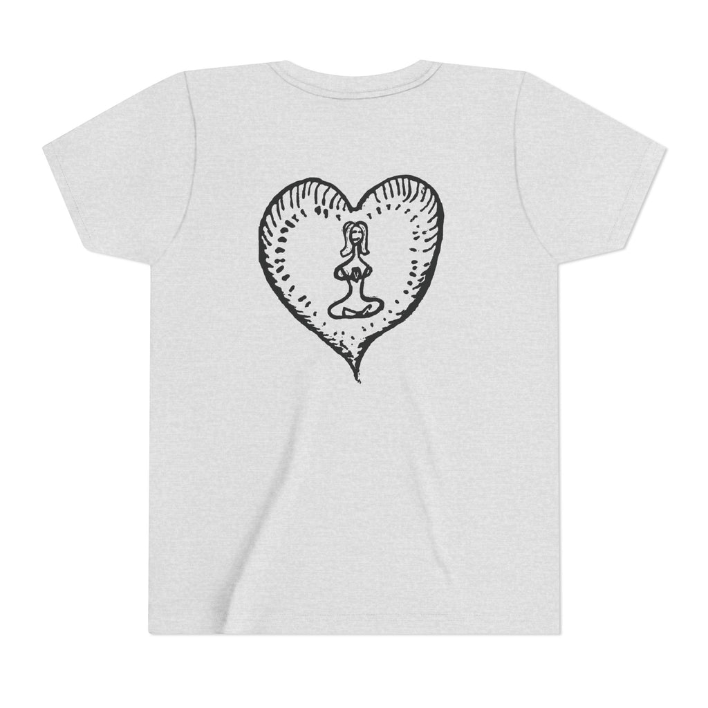 Youth Tee Classic Healing Hippie - Front and Back Design