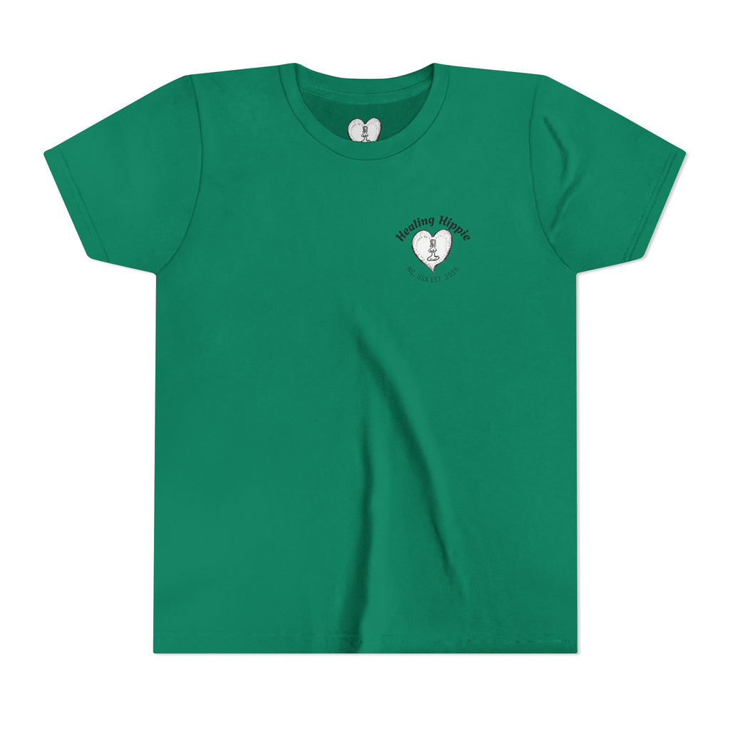 Youth Tee Classic Healing Hippie - Front and Back Design