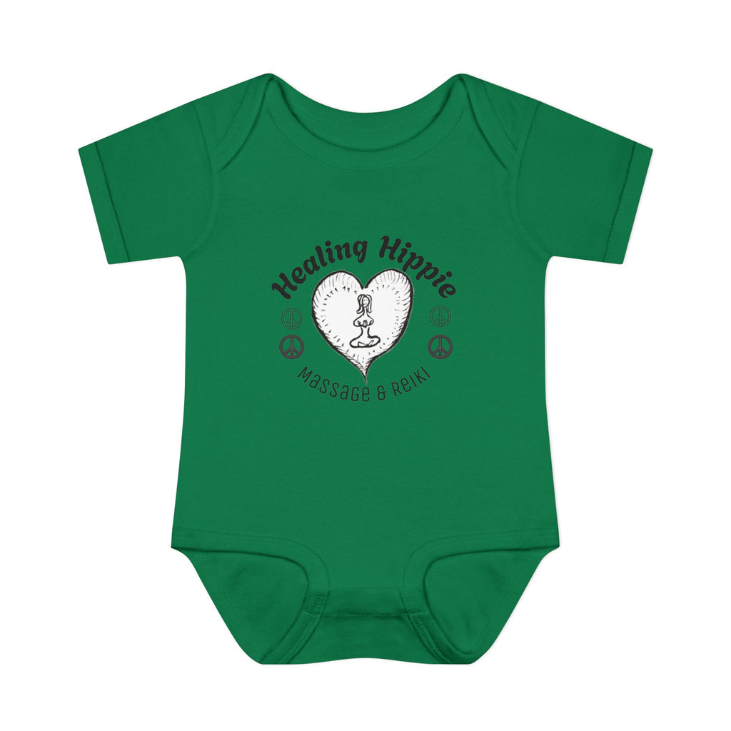 Healing Hippie Infant Bodysuit -  Front & Back Design