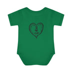 Healing Hippie Infant Bodysuit -  Front & Back Design