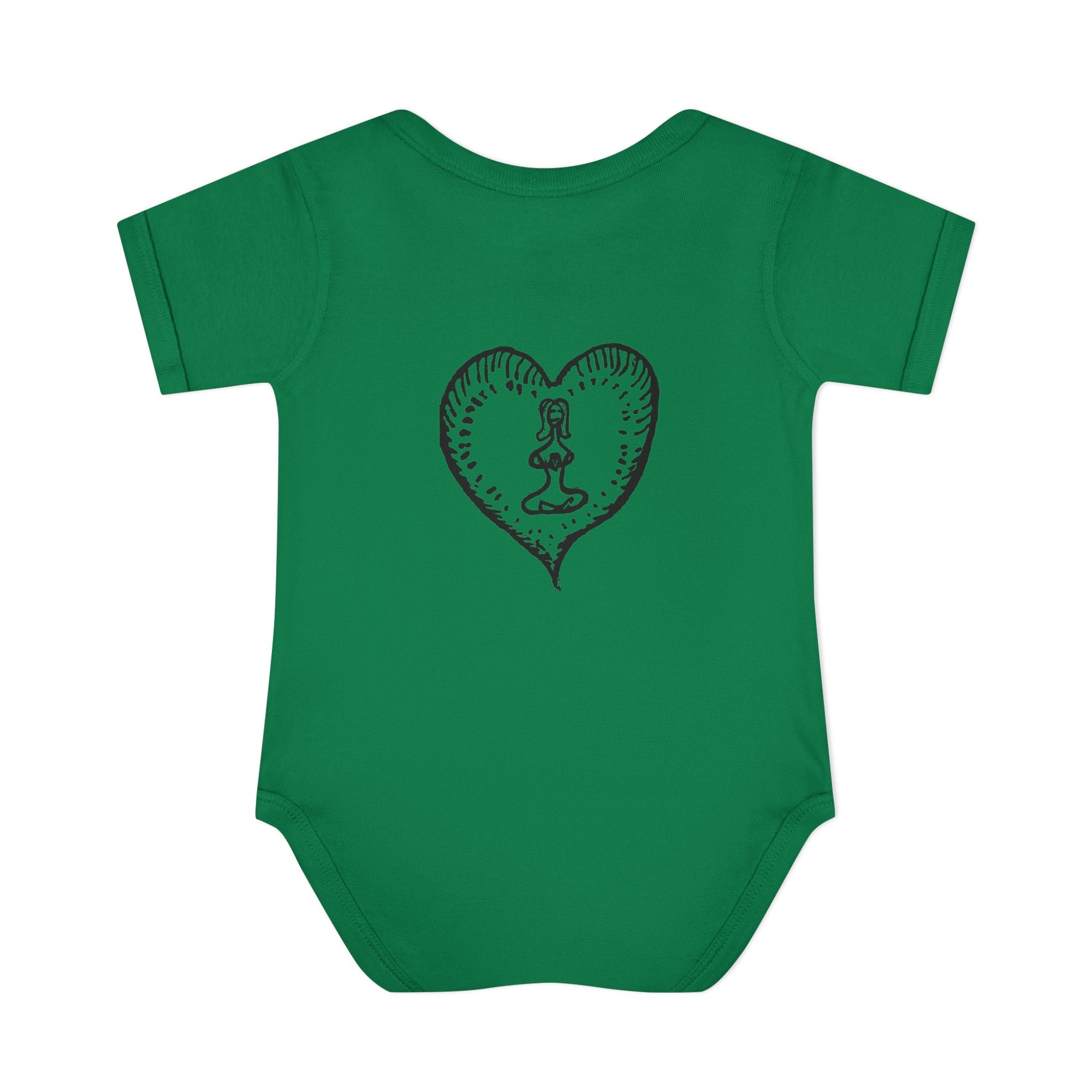 Healing Hippie Infant Bodysuit -  Front & Back Design