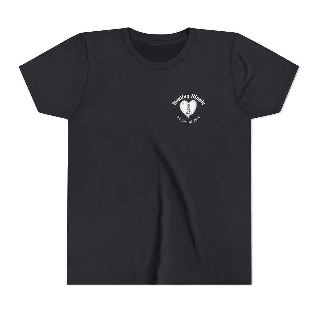 Youth Tee Classic Healing Hippie - Front and Back Design