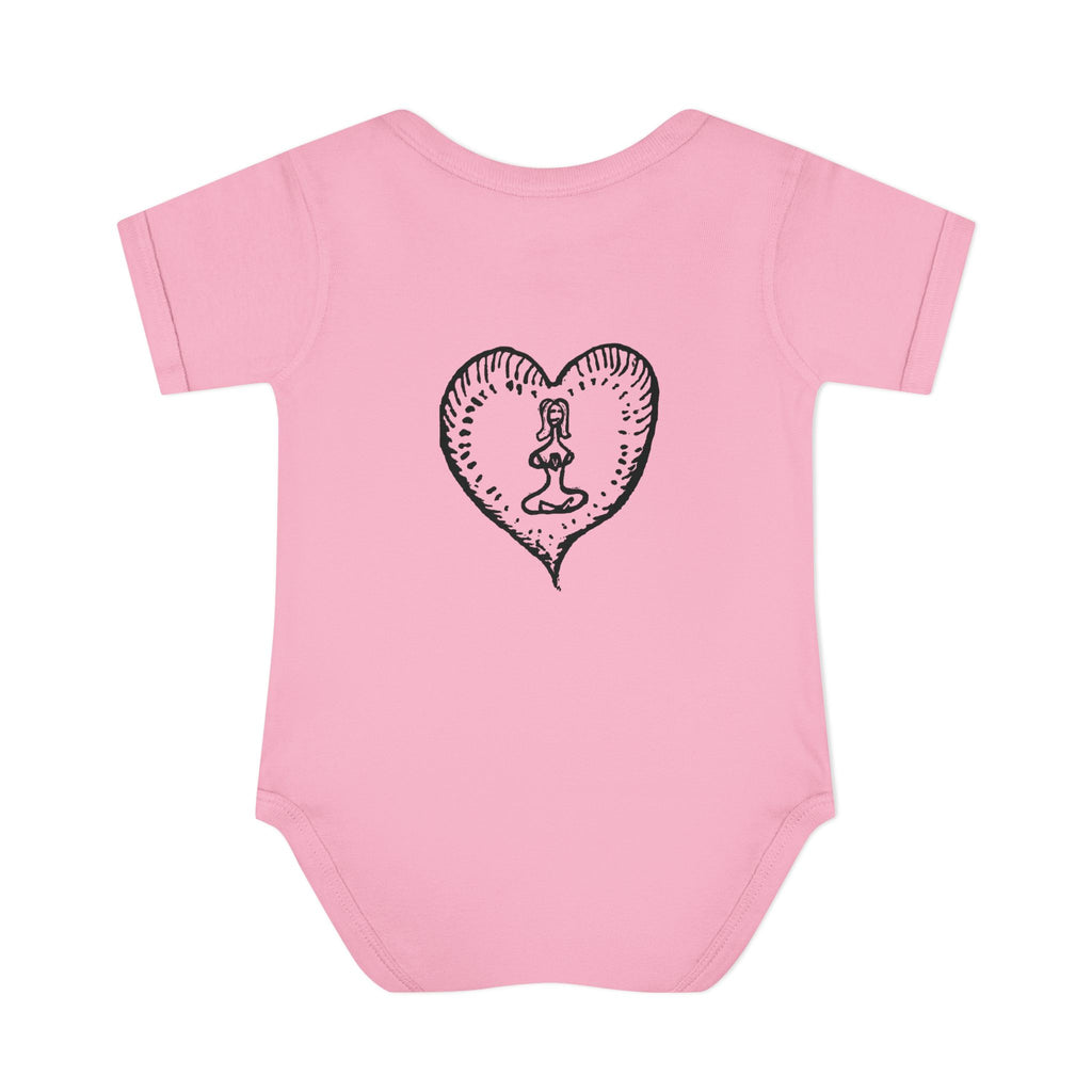 Healing Hippie Infant Bodysuit -  Front & Back Design