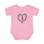 Healing Hippie Infant Bodysuit -  Front & Back Design